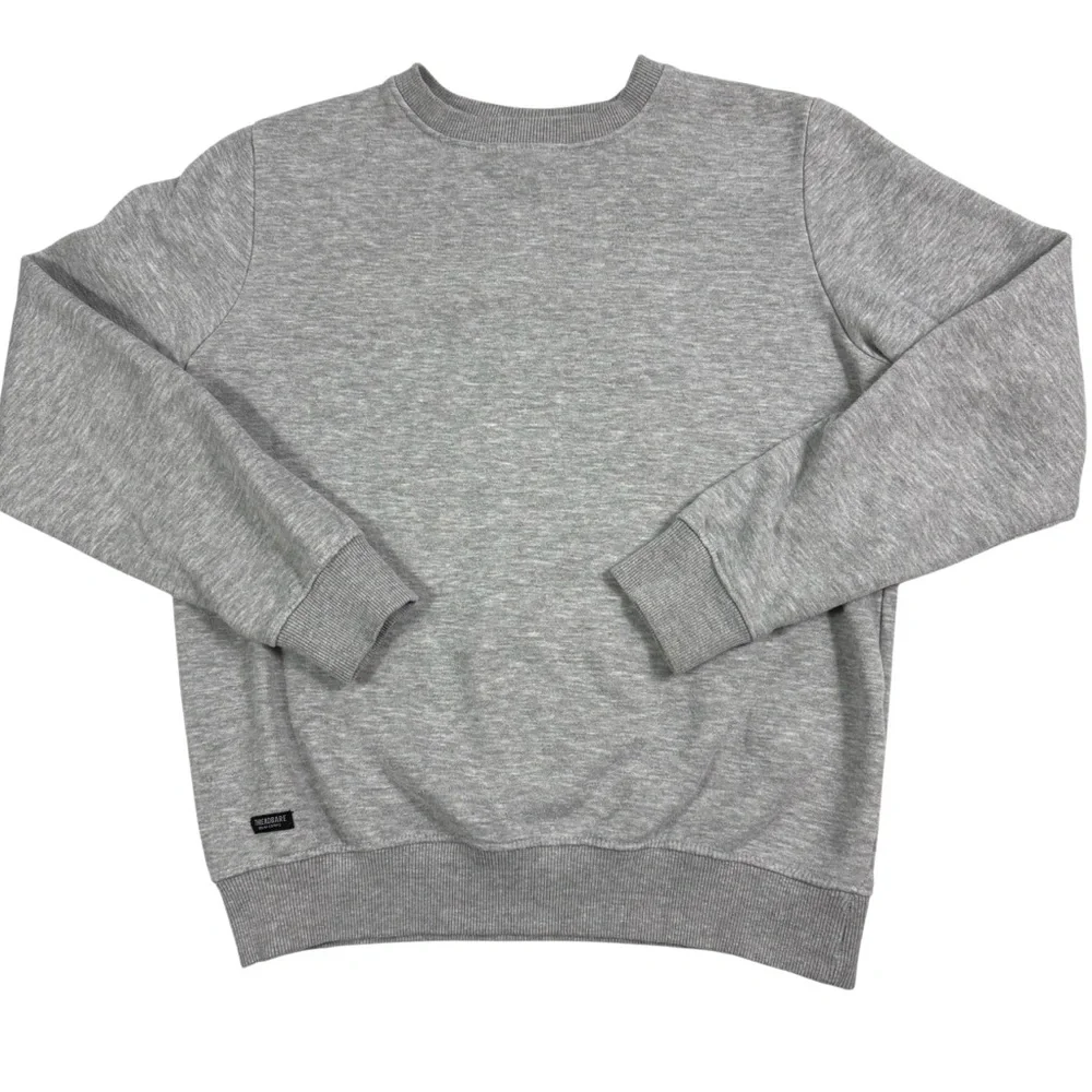 THREADBARE DENIM CORPS Small Gray Sweatshirt Pullover Men’s Activewear